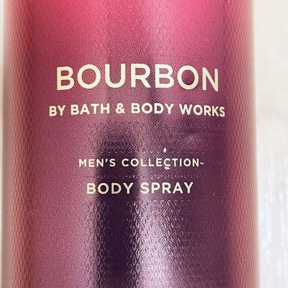 Bath & Body Works Lot of 2 Bourbon Men’s Collection Body Spray Pepper Amber Oak